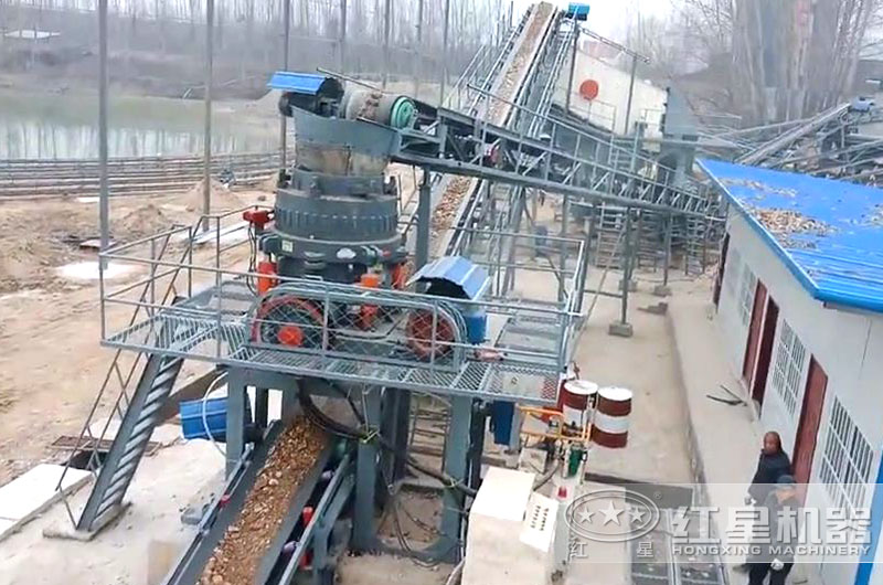 全液壓圓錐破碎機工作現場圖片 全液壓圓錐破碎機工作現場圖片