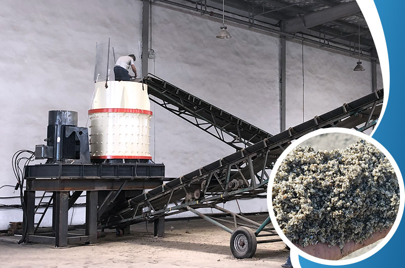 立軸式制砂機工作現場實拍圖 立軸式制砂機工作現場實拍圖