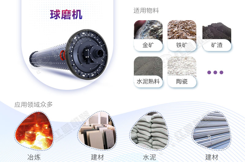 水泥球磨機設備優勢多，應用廣泛