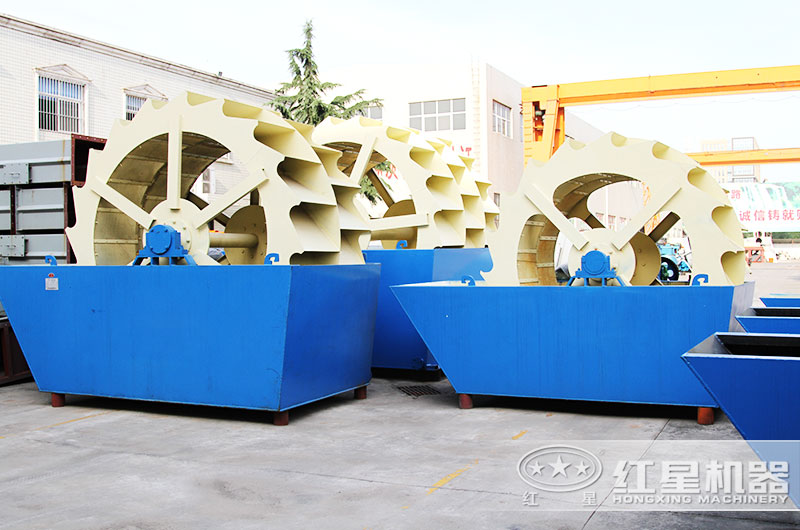一天能洗3000噸的3020輪斗式洗砂機，以高產威震四方